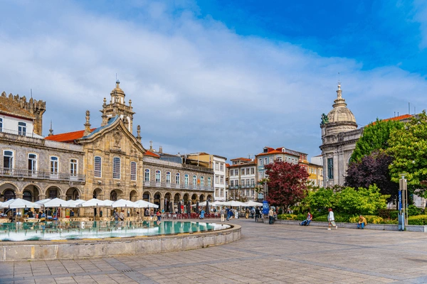 Foto da Praça da República de Braga