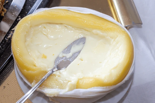 Foto de queijo amanteigado da zona do Douro.